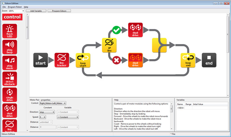 EdWare-robot-programming-software