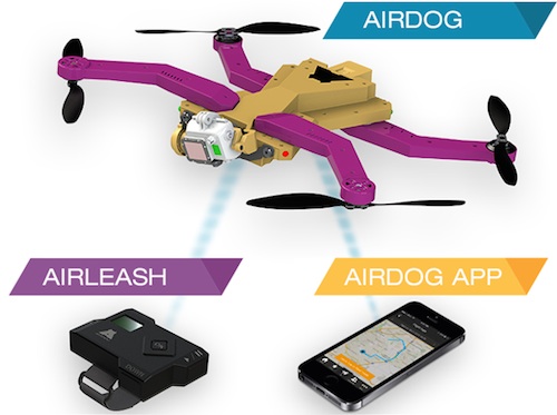 photo of AirDog from Kickstarter campaign page