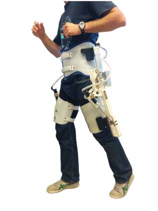 Exoskeleton device for the elderly
