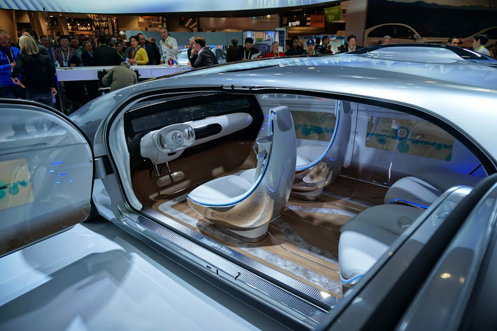 Mercedes at CES 2015.