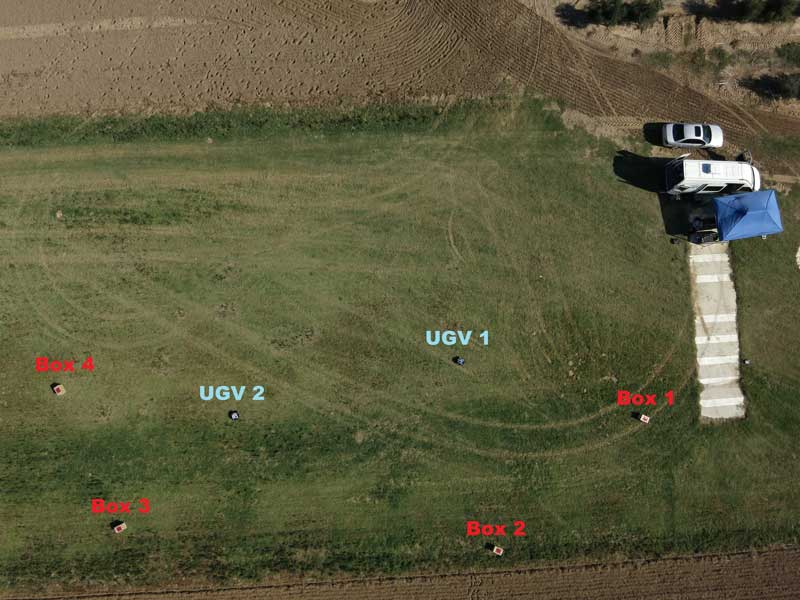 euRathlon 2015 Common Shared Data Set (CSDS) aerial outdoor task. Image acquired by the UAV at the maximum resolution during the high altitude flight. Photo credits: CATEC