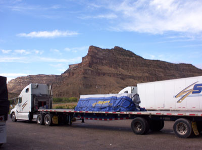 Flatbed truck. Source: Wikipedia