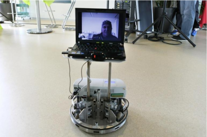 Telepresence robots give the disabled a sense of independence (Photo: Alain Herzog, EPFL)