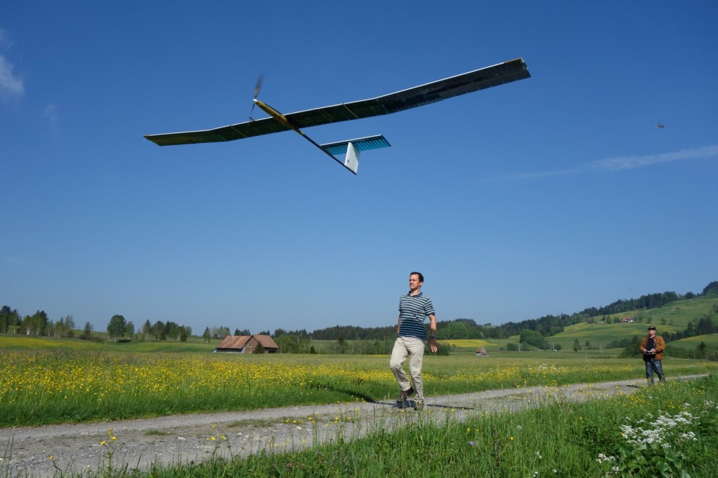 solar powered rc glider