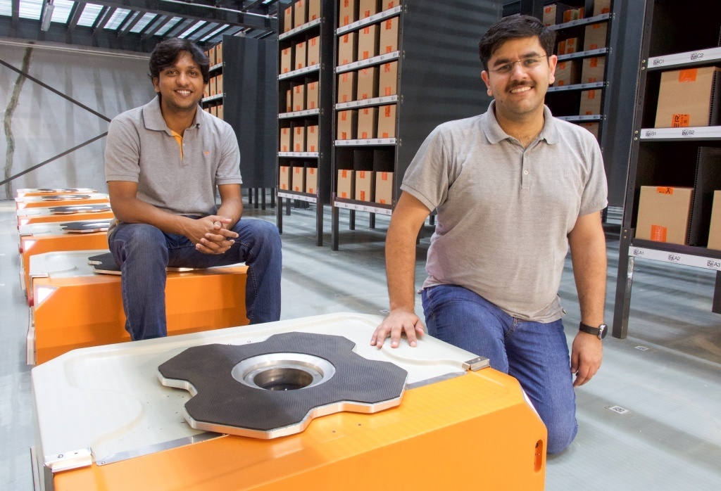 Co-founders of Grey Orange: Akash Gupta and Samay Kohli