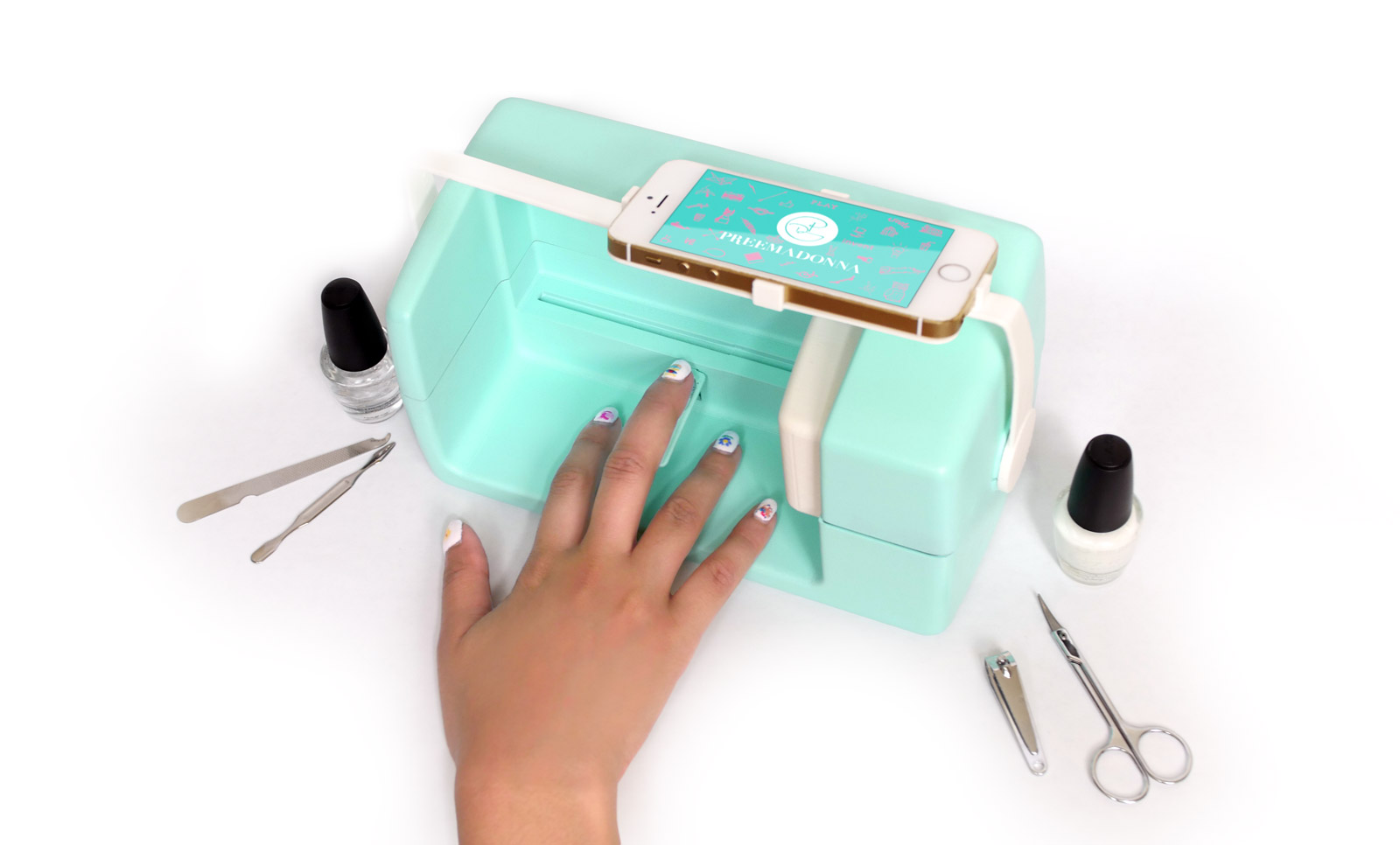 2. Electric Nail Art Machine - Magic Nail Printer - wide 2