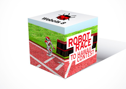 cubo_webots_8_robot_race_to_hawaii_contest