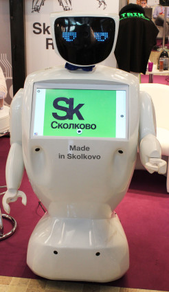 A Skolkovo startup, Promobot makes retail robots with conversational capabilities.