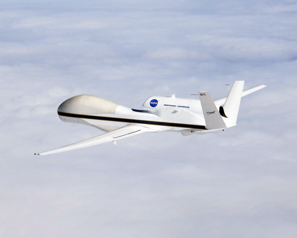 NASA is using a Global Hawk, a high-altitude long-endurance drone, to study El Niño. Source: Scientific American