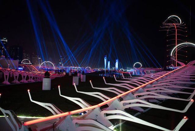 The World Drone Prix took place in Dubai last week. Image via: Arabian Business.