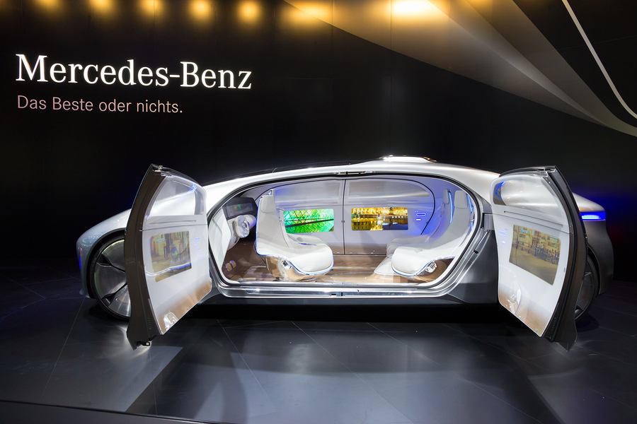 Mercedes Benz autonomous concept car at the IAA 2015. Photo: VanderWolf Images/Bigstockphoto