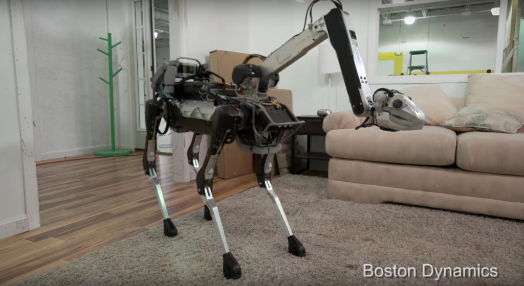 Spotmini by Boston Dynamics. Source: Boston Dynamics/YouTube