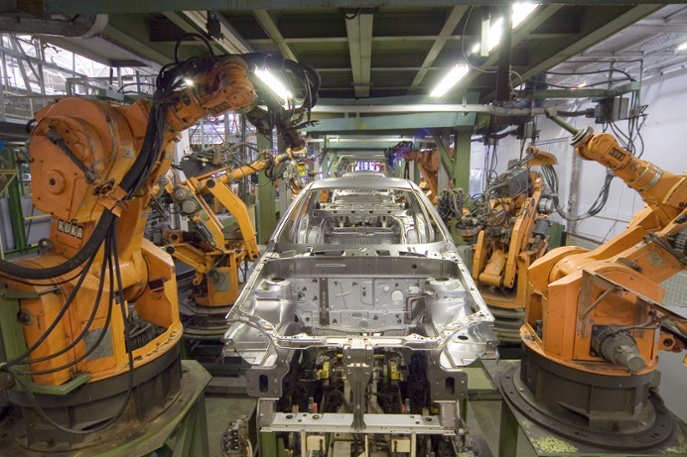 Kuka Industrial Robots. Source: Robotiq