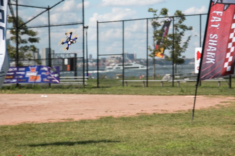 The U.S. National Drone Racing Championships in New York on Sunday August 7, 2016. Credit: Dan Gettinger