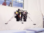 This flying machine uses ducted fans for propulsion and control