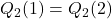 Q_2(1)=Q_2(2)