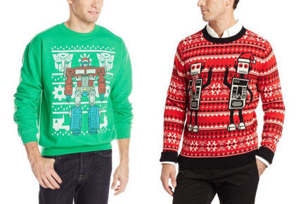 Ugly robot christmas sweaters and other bling for your robot wardrobe ...