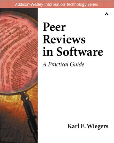 Peer Reviews in Software: A Practical Guide. Photo: Amazon