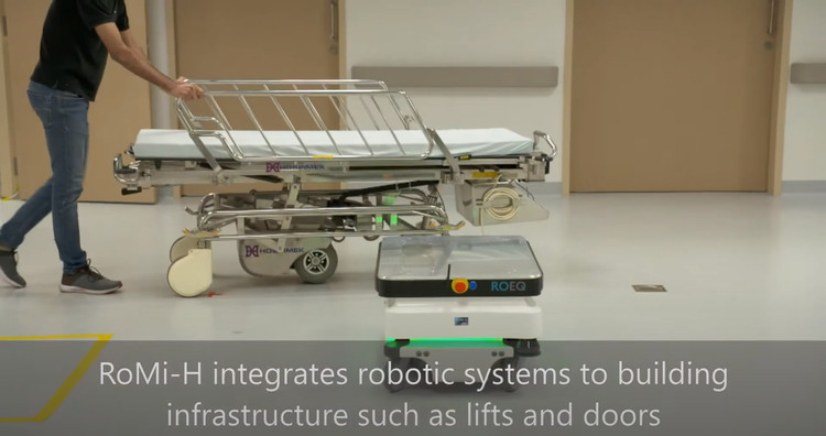 RoMi-H: Bringing robot traffic control to healthcare