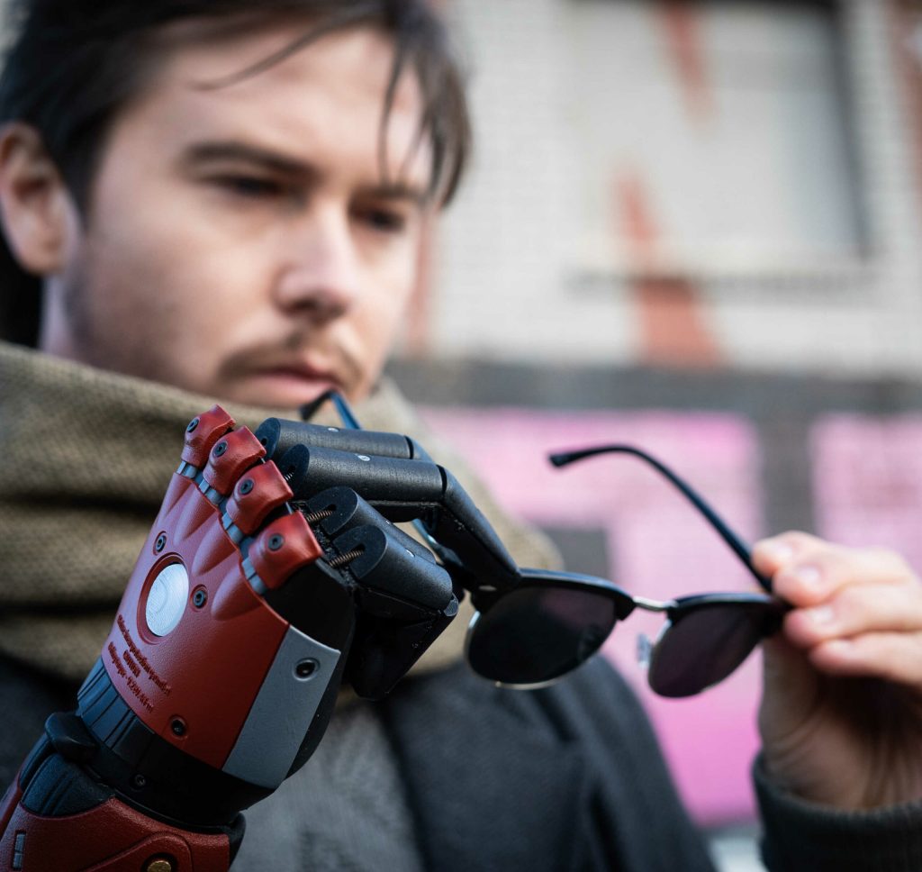 Prosthetic limb terminal devices used in tool use video demonstrations